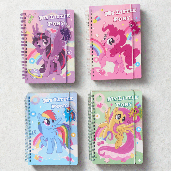 My Little Pony Temalı Lastikli Figürlü Defter